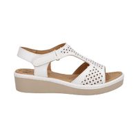 SANDALIA MUJER PLAYA CARIBE 15558 BLANCO