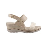 Sandalia Flexi 113325 De Piel Crema Mujer