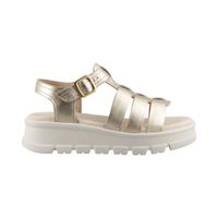 Sandalia Flexi 128503 De Piel Dorado Mujer