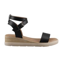 Sandalia Model S 6604 Confort Sintético Negro Mujer