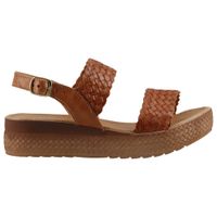 Sandalia Umma 235 De Piel Nuez Mujer