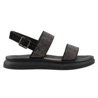 Sandalia Real Jungle 21016 Sintético Negro Dama