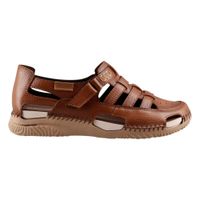 Sandalia Lobo Solo 1771N Confort De Piel Miel Mujer